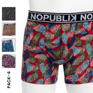 Lycra, Nylon, Microfiber Trunk (pack of 4)