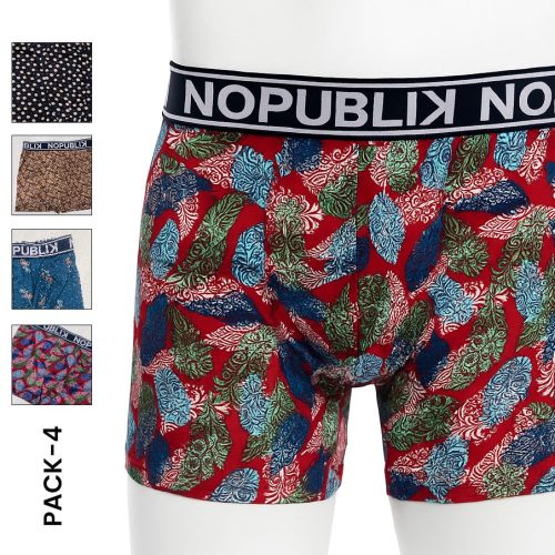 Lycra, Nylon, Microfiber Trunk (pack of 4)